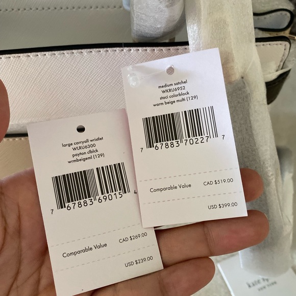 NWT 2PC Set Kate Spade Satchel & Carryall Wallet - Picture 17 of 17